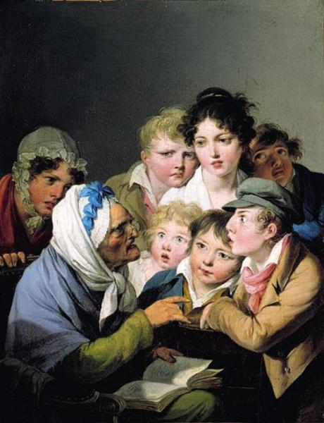 And The Ogre Ate Him... (illustration For Fairy Tale) by Louis Leopold Boilly