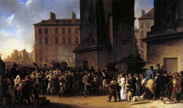 Departure Of The Conscripts In 1807 by Louis Leopold Boilly