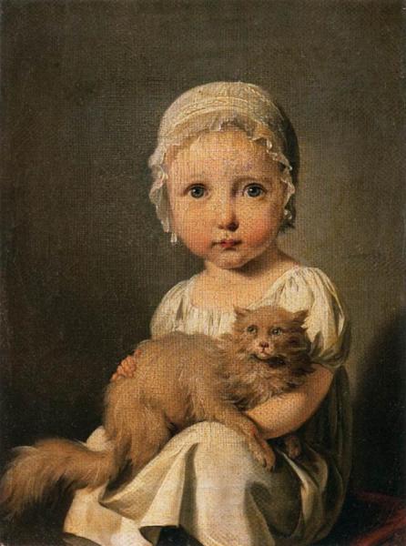 Gabrielle Arnault As A Child by Louis Leopold Boilly