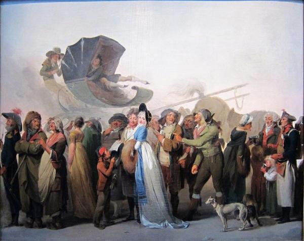 L'incroyable Parade by Louis Leopold Boilly