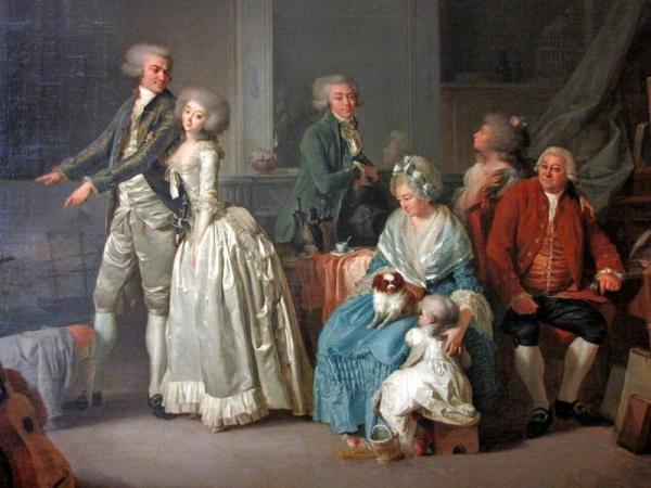 La Famille Gohin by Louis Leopold Boilly