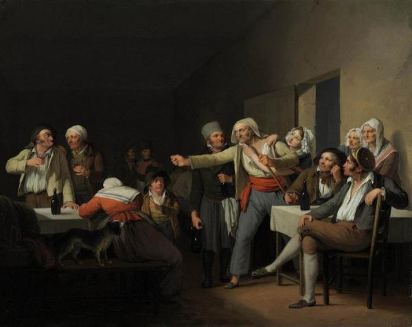 Les Hommes Se Disputent by Louis Leopold Boilly