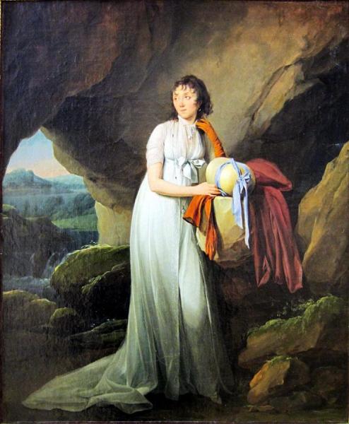 Portrait De Mme D'aucourt De Saint-just by Louis Leopold Boilly