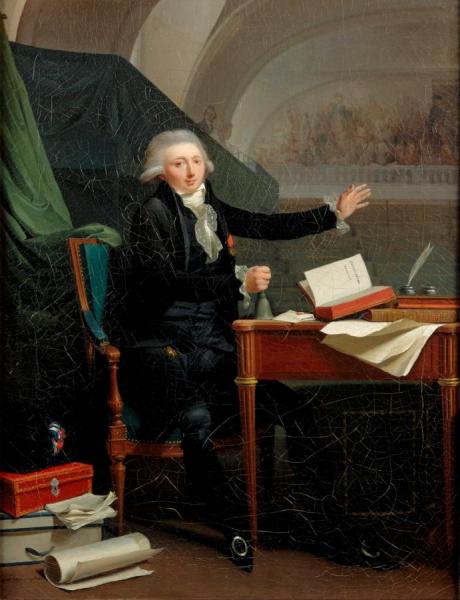 Portrait Of Jan Anthony D'averhoult(1756-1792) by Louis Leopold Boilly Oil Painting Reproductions