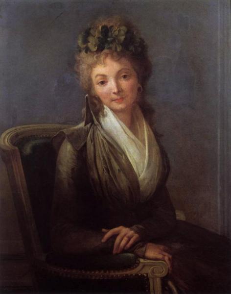 Portrait Of Lucile Duplessis, Wife Of French Revolutionist Camille Desmoulin by Louis Leopold Boilly
