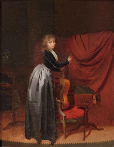 Portrait Of The Artist's Wife, Julie by Louis Leopold Boilly