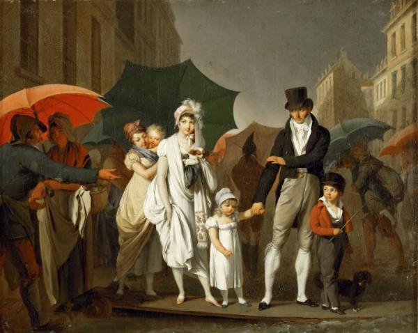 The Downpour by Louis Leopold Boilly