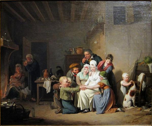 The Game Of Pied De Boeuf by Louis Leopold Boilly