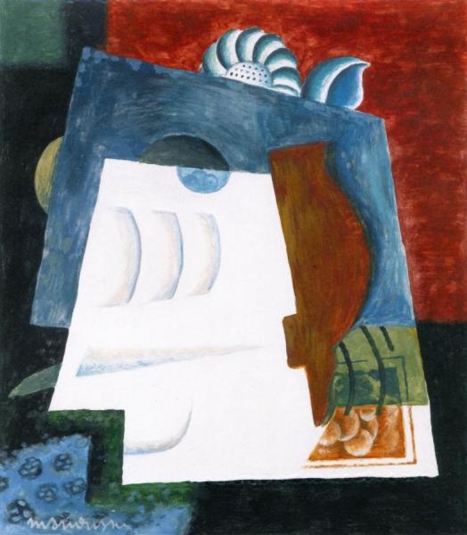 Still Life With Envelope by Louis Marcoussis