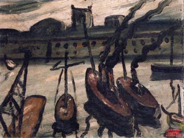 The Old Port by Louis Mathieu Verdilhan