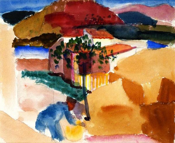 Louis Moilliet Mallorcan Landscape