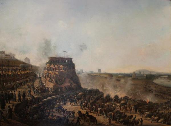 Inauguration Par Napoléon Iii Des Travaux De Construction De La Terrasse De Chaillot by Louis Moullin