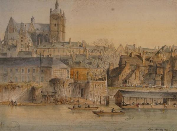 Vue Du Vieux Mans by Louis Moullin