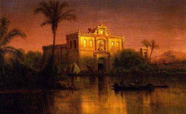 'ave Maria': Evening In The Tropice (i) by Louis Remy Mignot