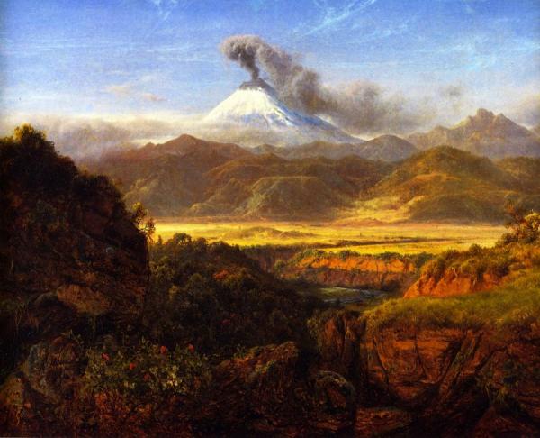 Cotopaxi by Louis Remy Mignot Oil Painting Reproductions