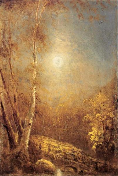 Morning Sun In Autumn by Louis Remy Mignot