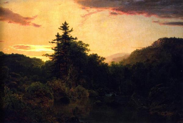 Sources Of The Susquehanna by Louis Remy Mignot