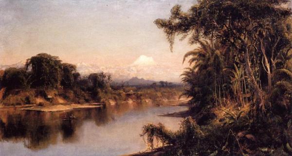 South American Landscape by Louis Remy Mignot