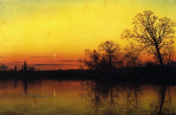 Twilight On The Passaic by Louis Remy Mignot