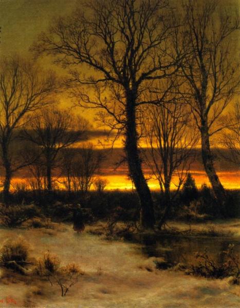 Winter by Louis Remy Mignot