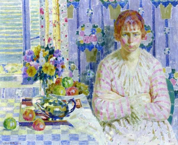Pink And Blue by Louis Ritman Oil Painting Reproductions