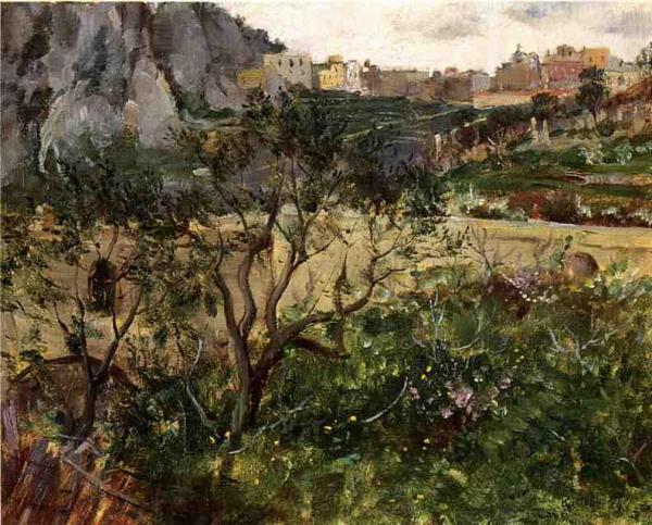 View Of Capri by Louis Ritter