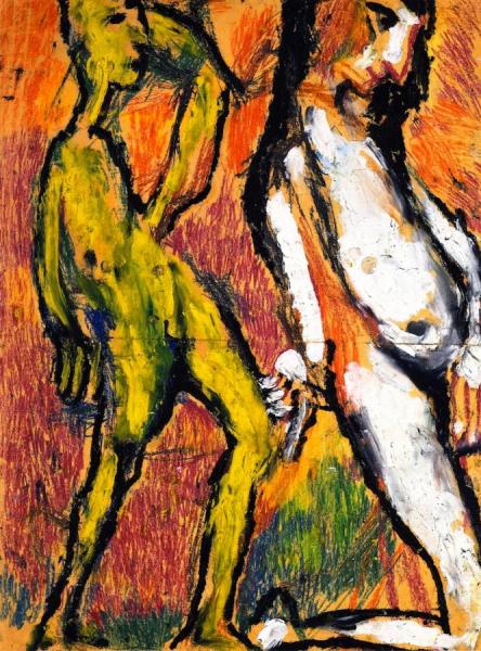 Where Are We Going? by Louis Soutter Oil Painting Reproductions