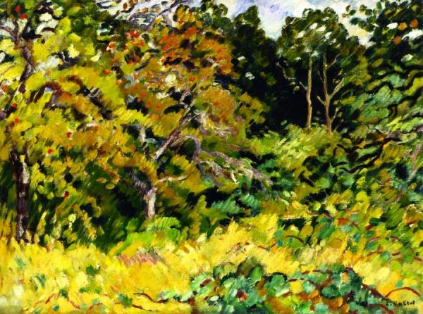 A Clump Of Trees At Choisel by Louis Valtat