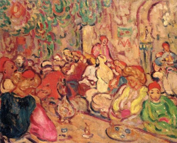 A Moorish Cafe, Algiers by Louis Valtat