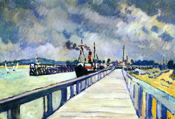 A Pier by Louis Valtat