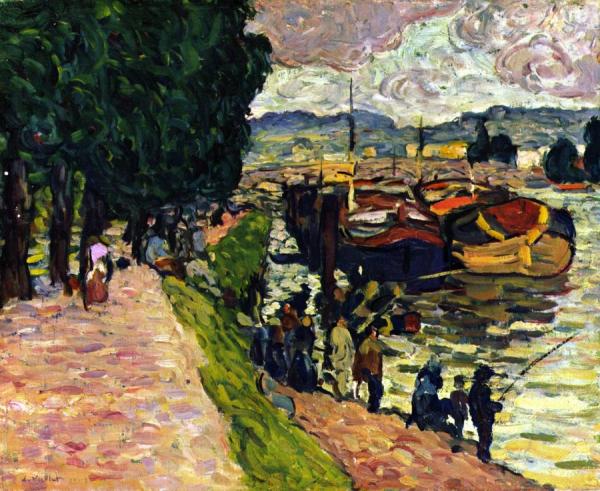 Barges by Louis Valtat