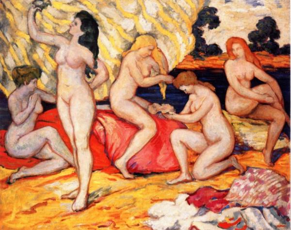 Bathers by Louis Valtat