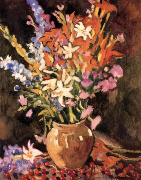 Bouquet Of Flowers by Louis Valtat Oil Painting Reproductions