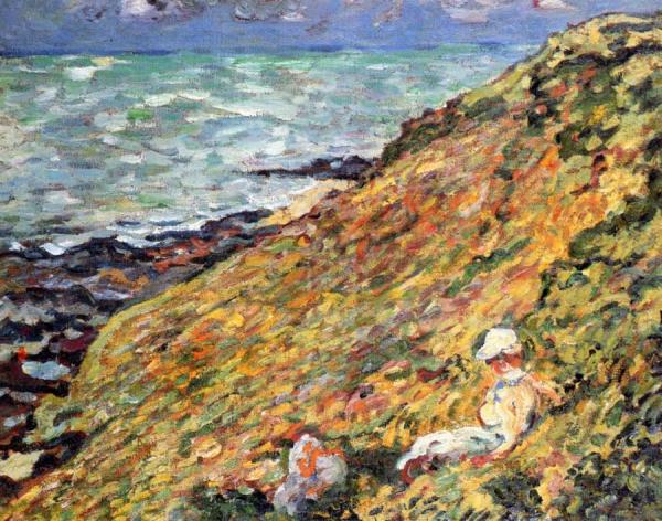 By The Sea With A Young Woman by Louis Valtat Oil Painting Reproductions