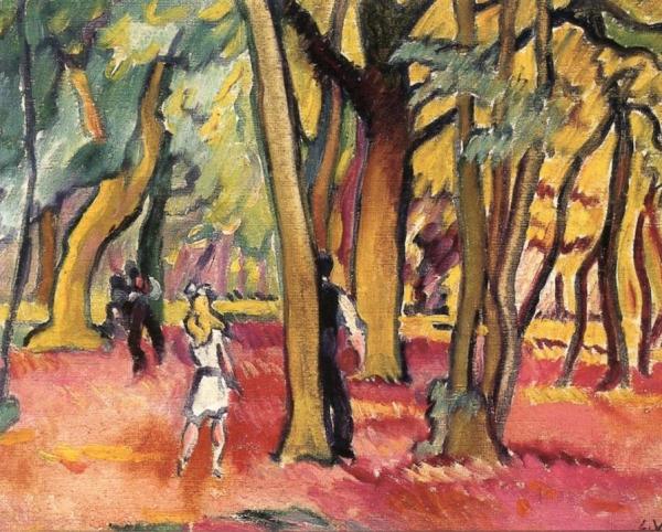 Children's Game In The Woods by Louis Valtat