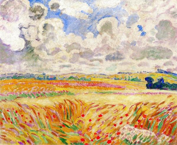 Field Of Wheat by Louis Valtat