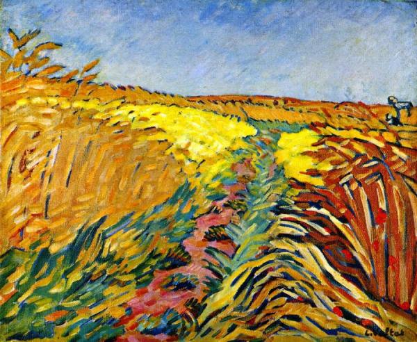 Field Of Wheat by Louis Valtat