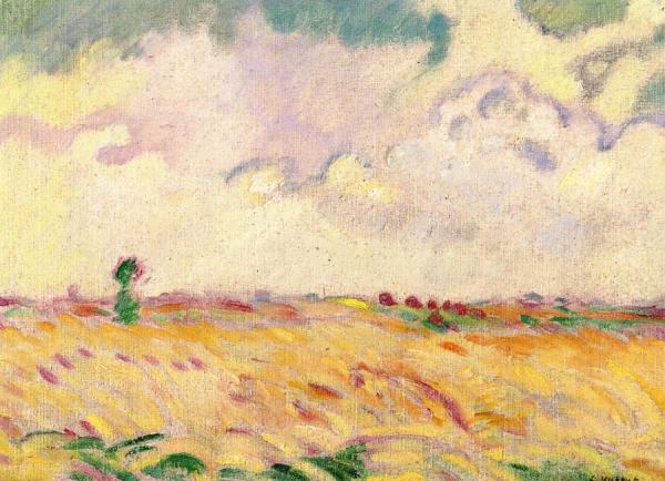 Fields Of Wheat In Normandy by Louis Valtat