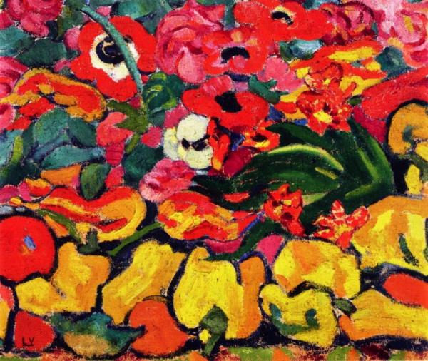 Flowers And Fruit by Louis Valtat