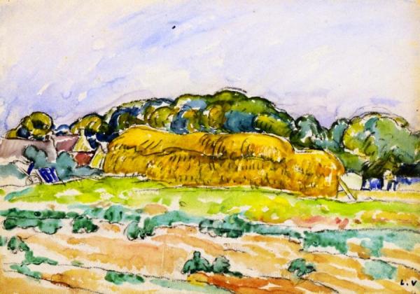 Haystack In Normandy by Louis Valtat