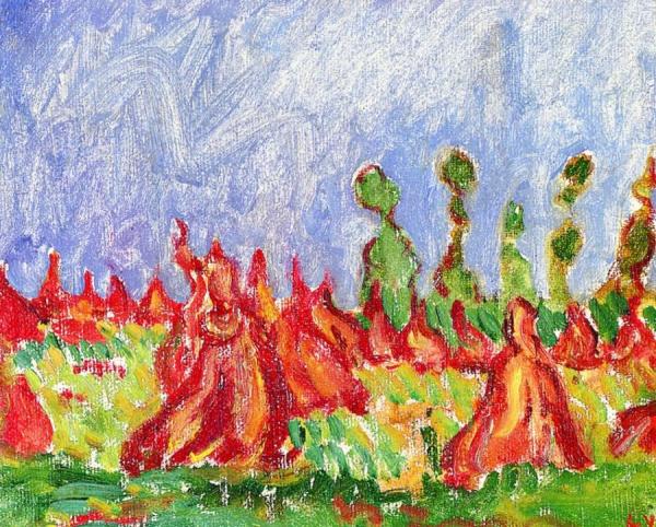 Haystacks In Normandy by Louis Valtat