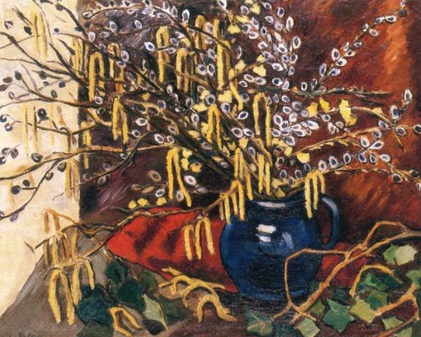 Hazel Catkins by Louis Valtat
