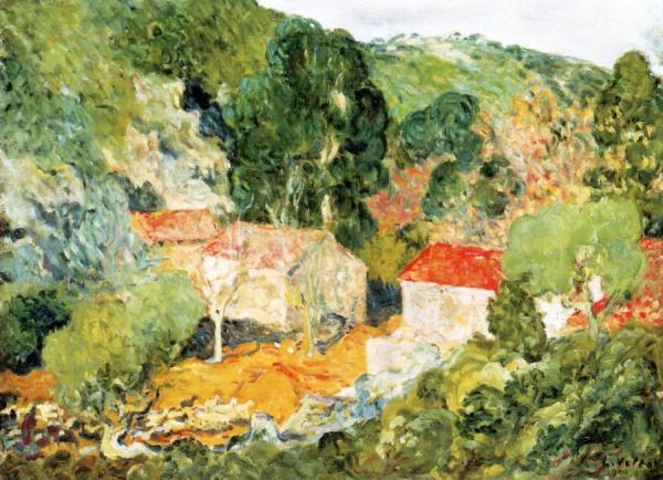 Houses In The Valley by Louis Valtat