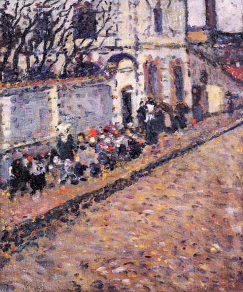 Leaving School by Louis Valtat
