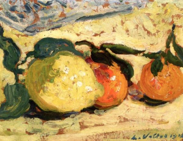 Lemon And Mandarines by Louis Valtat