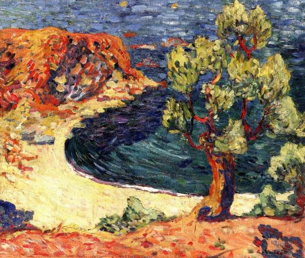 Marine Scene At Agay by Louis Valtat