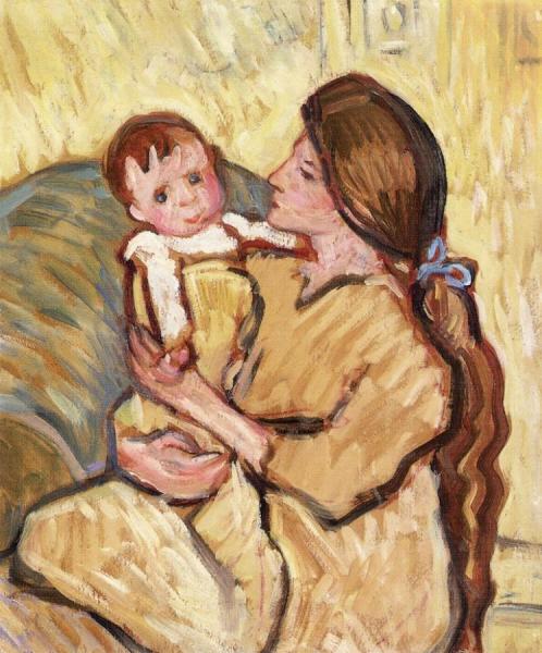 Motherhood by Louis Valtat