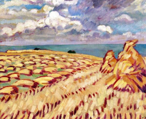 Normandy, Harvest By The Sea by Louis Valtat