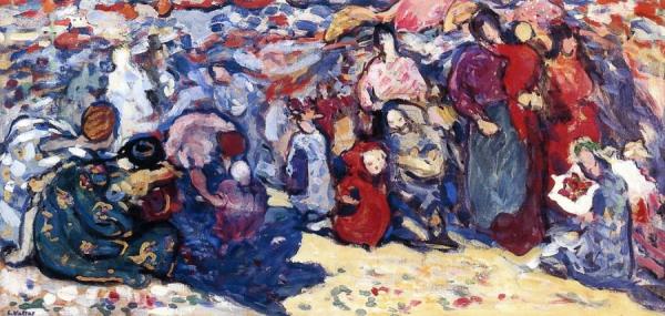 On The Beach by Louis Valtat