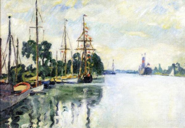 Ouistreham by Louis Valtat